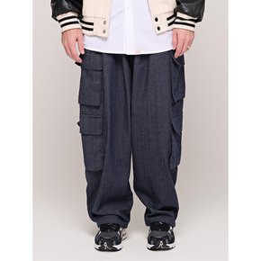 CB DENIM CARGO PANTS (BLUE)