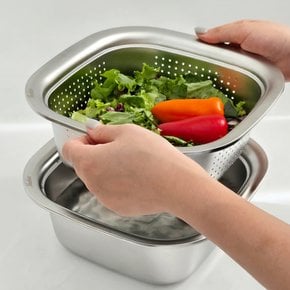 올스텐  물받이 펀칭채반 세트 믹싱볼 걸거지통
