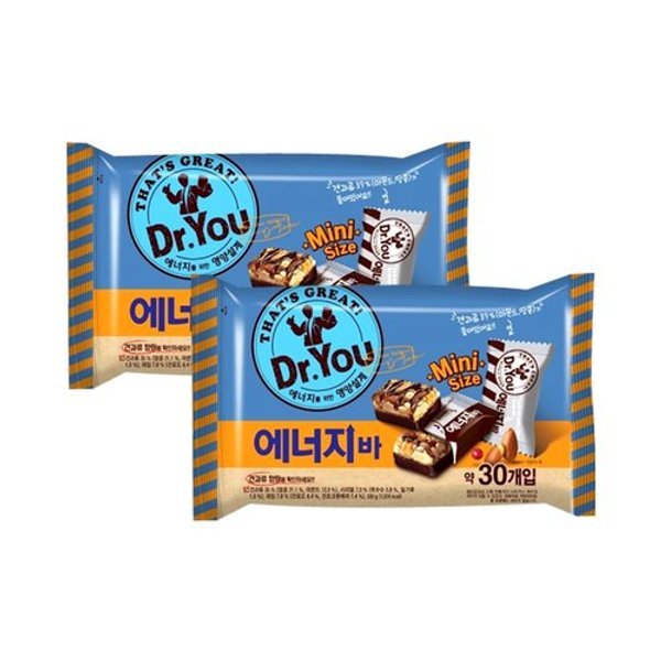 오리온 미니 닥터 에너지바 310g x 2개