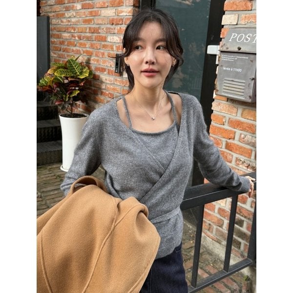 Layered Knit Top_2color