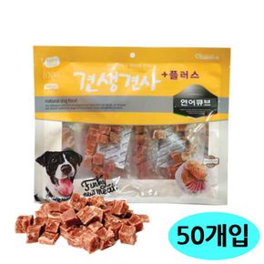 견생견사 플러스 300g 연어 큐브 50개입 1박스 강아지 간식[34584461]