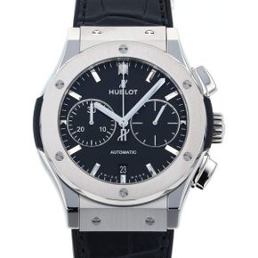 일본 위블로 시계 Hublot HUBLOT Classic Fusion 크로노그래프 Titanium 521.NX.1171.LR 블랙 Di