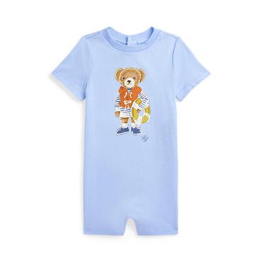 폴로 랄프 로렌 랄프 로렌 베이비 남아 폴로 베어 코튼 저지 쇼트올(CWPOOPCIC720299400)
