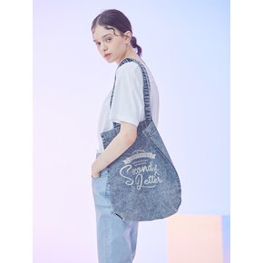 DENIM PRINT WASHING ECO BAG