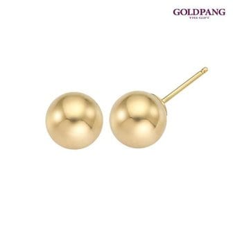 골드팡 14k/18k 골든볼 귀걸이-6mm