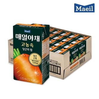 매일 야채 고농축 당근의 힘 125mL 24팩