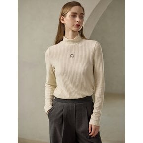로고포인트 터틀넥 니트_2colors