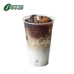 맥도날드 디카페인 아이스 카페라떼(시럽없음)(L)
