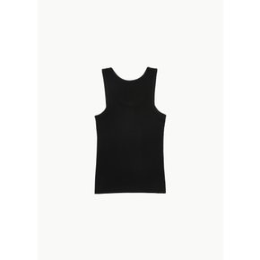 고셰 24SS GAUCHERE MIXED FABRIC TANK TOP IN BLACK