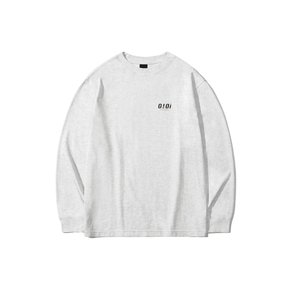 2022 BASIC LOGO LONG SLEEVE T-SHIRTS [LIGHTGREY]