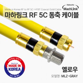 MLZ-GRAY RF 5C 동축 연장 케이블 (MLZ-GRAY020, 2m)