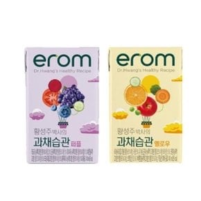 이롬 황성주 과채습관140ml 퍼플24+옐로우24