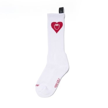 욜프 HEART FIELD SOCKS WHITE 하트 필드 삭스 화이트