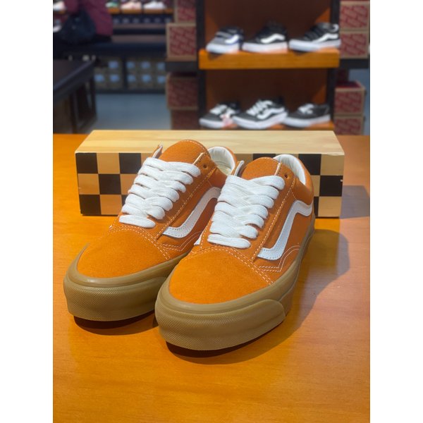 [여주점] (남여공용)  스니커즈 프리미엄 올드스쿨 Lx (오렌지) (VN000D5652k)