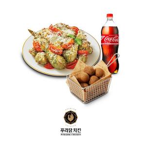 바질페스타+블랙치즈볼(5구)+콜라 1.25L