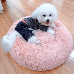 강아지 도넛방석 60cm/애견방석 쿠션 침대 고양이