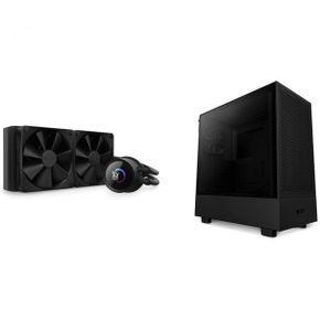 미국 NZXT 크라켄 쿨러 Kraken 240 ‎RLKN240B1240mm AIO CPU Liquid Cooler H5 Flow Compact AT