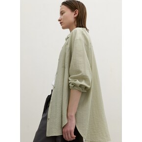 (BL-4239)ESSENTIAL LINEN LOOSE FIT SHIRT