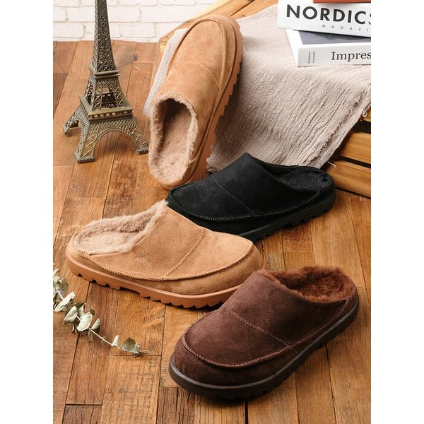 클로그 털슬리퍼 코크 3color