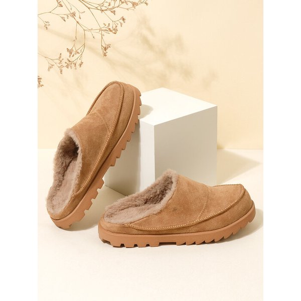 클로그 털슬리퍼 코크 3color