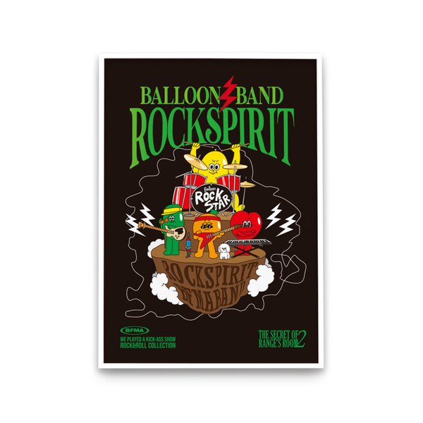 BFMA ROCK BAND CONCERT A3 A4 POSTER