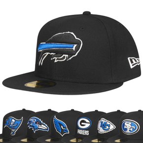 뉴에라 59Fifty 핏 캡 - NFL 팀즈 블랙 로얄