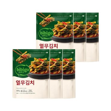  비비고 열무김치 400g x6개