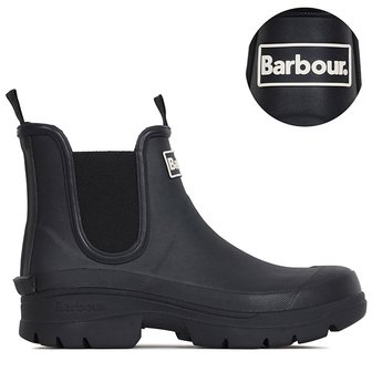 바버 [부산점] 블랙 님버스 웰링턴 첼시 레인 부츠 NIMBUS MRF0028 MRF BK31
