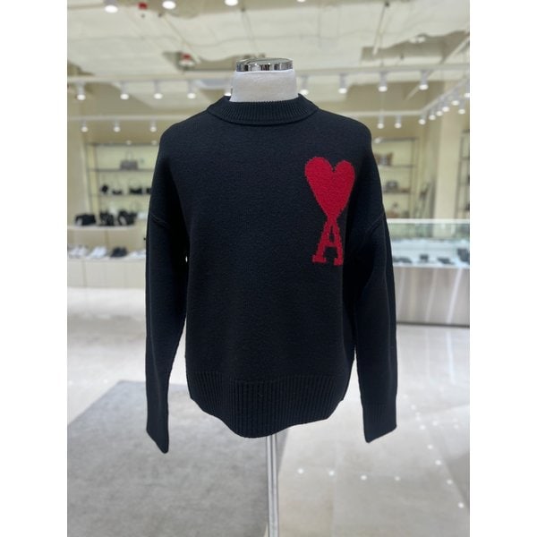 [부산점] 공용 빅 하트 로고 울 니트 BFUKS006-018-009