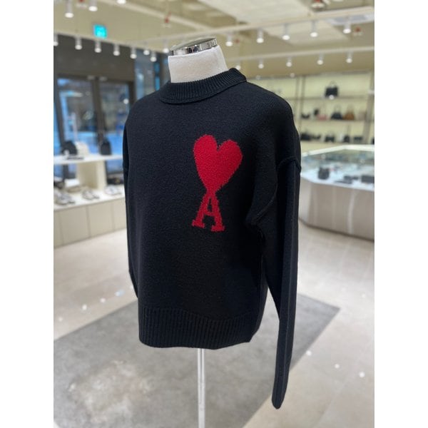 [부산점] 공용 빅 하트 로고 울 니트 BFUKS006-018-009