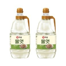 CJ제일제당 백설 물엿 2.45kg x2개
