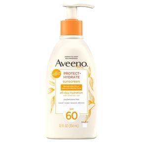 [해외직구] Aveeno 아비노 프로텍트 하이드레이트 선스크린 SPF60 354ml 2팩