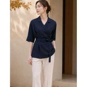 랩카라 린넨 벨티드 라인자켓 GAMJK02G_P336030328