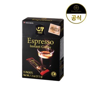 G7 에스프레소 15T   인스턴트 아메리카노 베트남 원두 블랙 스틱 커피 믹스_P324056512