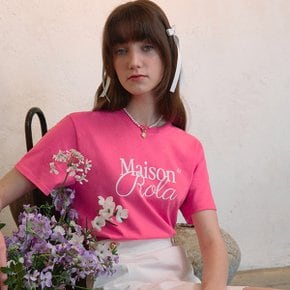 MAISON DE ROLA HALF T-SHIRTS PINK