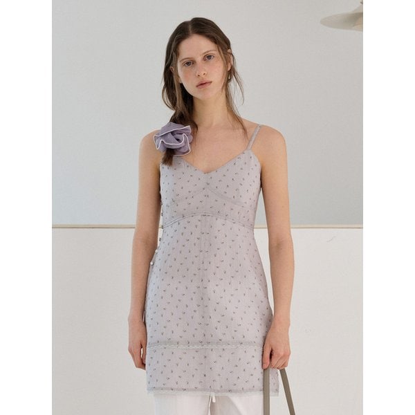 AINEE REVERSIBLE MINI DRESS [BLUE]