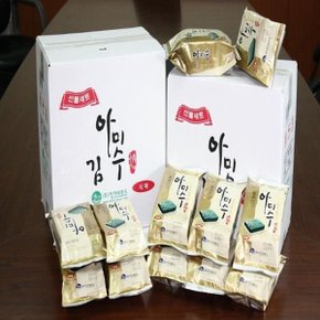 [OFKM98O8]아미수 맛있는 식탁 김 12봉 재래김