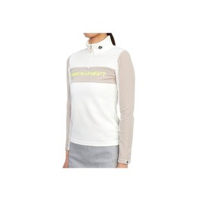 혼가먼트 골프웨어 반집업 여성 긴팔티셔츠 HCW 2C AU01 OFFWHITE