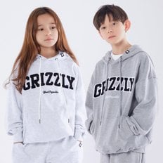 GRIZZLY 주니어 핸들자수 오버핏 후드티 JHT J476_P347251848