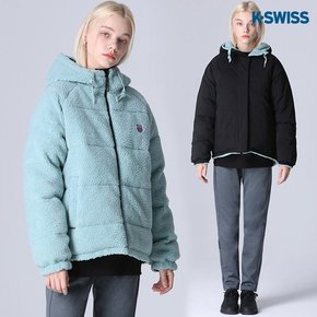 K-SWISS] 리버시블 후리스 덕다운 패딩