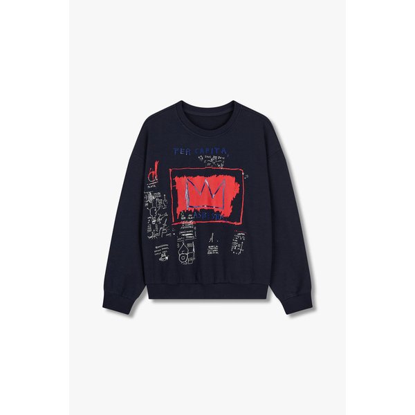 [BASQUIAT] 그래픽 크루넥 맨투맨 71152403C1147
