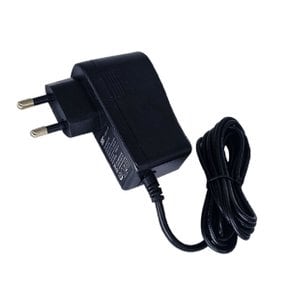 12V1.5A 벽걸이 어댑터 가습기 공유기 다용도 아답터 기억자 플러그 5.5mmX2.1mm 블랙 2.6M