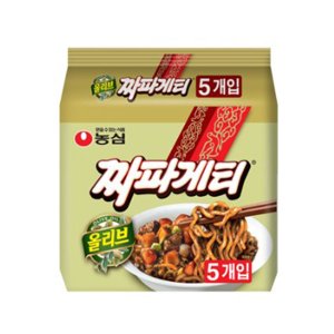 우리가락 [모닝배송][우리가락]짜파게티 멀티 140g x 5팩