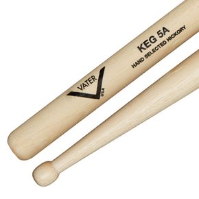 Vater Keg Tip 5A 우든팁 Hickory 드럼스틱 VHK5AW