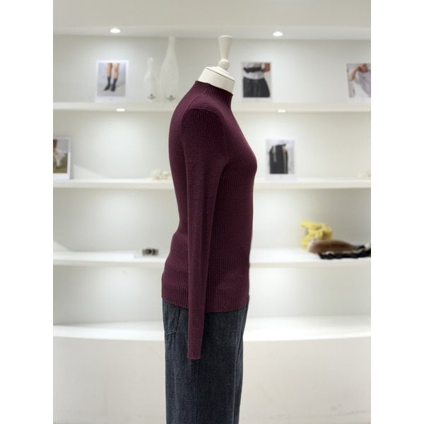 [여주점] 여성 반넥 골지 니트 풀오버 (L254KSK040)