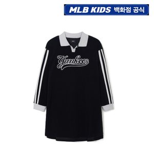 MLB키즈 24년 바시티 스포츠 로고플레이 원피스 뉴욕양키스/ 7FOPVA144-50BKS