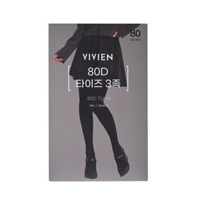 비비안소프트80D타이즈3족