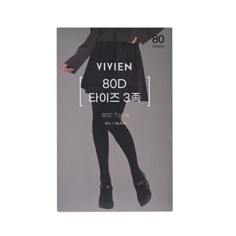 비비안 소프트80D타이즈3족