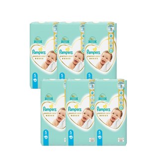 팸퍼스 [3세트]유럽산 기저귀  밴드 1 2 3 4 5 6 7 단계 pampers 프리미엄케어 밴드5단계