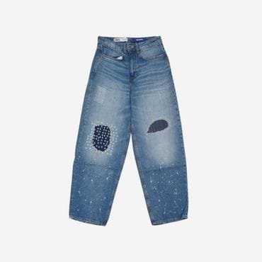  자라 x 아더에러 패치워크 진 블루 Zara x Ader Error Patchwork Jeans Blue